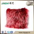 Little Fur Leather Pillow